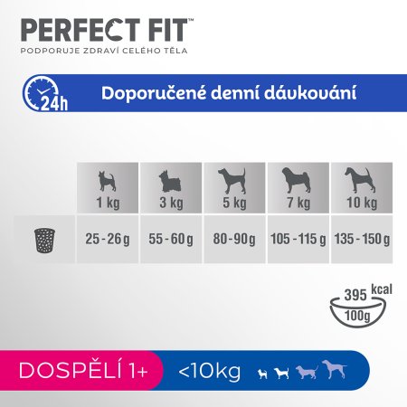 PERFECT FIT pro psy Adult kuřecí XS/S 825 g