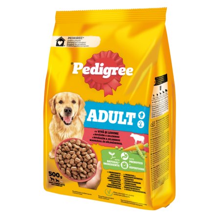 Pedigree granule M/L Adult hovězí se zeleninou 500 g