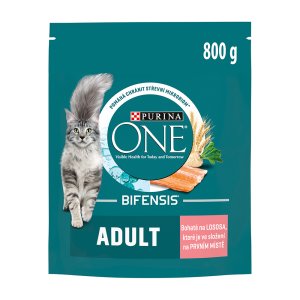 Purina One Bifensis Adult s lososem a celozrnnými obilovinami 800 g