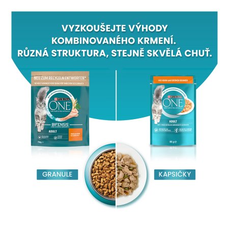 Purina One Bifensis Adult s lososem a celozrnnými obilovinami 800 g