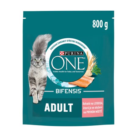 Purina One Bifensis Adult s lososem a celozrnnými obilovinami 800 g