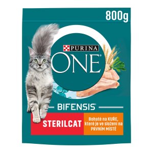 Purina One Bifensis Sterilcat s kuřetem a pšenicí 800 g