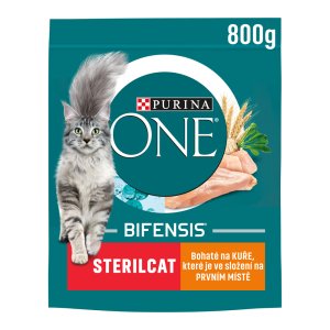 Purina One Bifensis Sterilcat s kuřetem a pšenicí 800 g