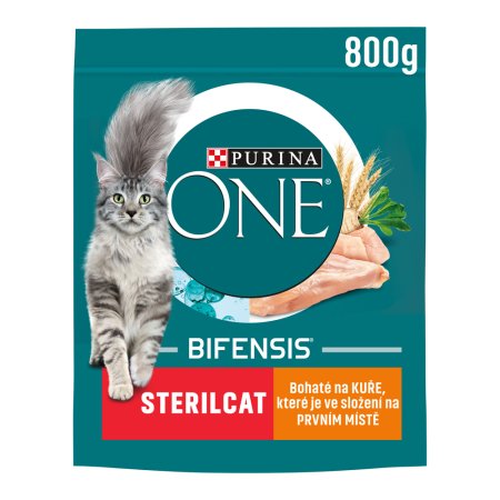 Purina One Bifensis Sterilcat s kuřetem a pšenicí 800 g