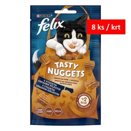 Felix Tasty Nuggets Bohaté na kuře a kachnu 50 g