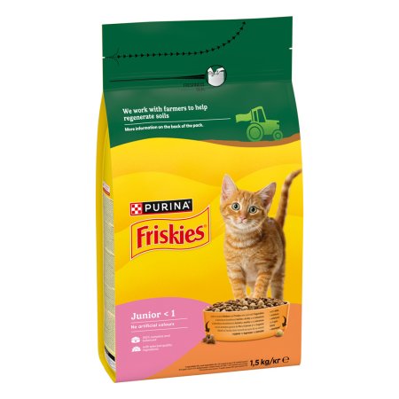 Friskies Junior kuře se zeleninou a mlékem 1,5 kg