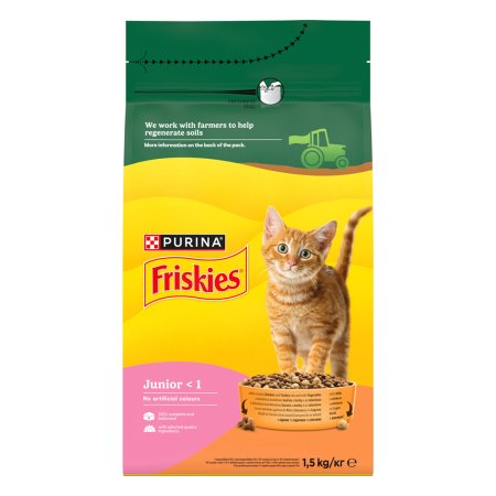 Friskies Junior kuře se zeleninou a mlékem 1,5 kg
