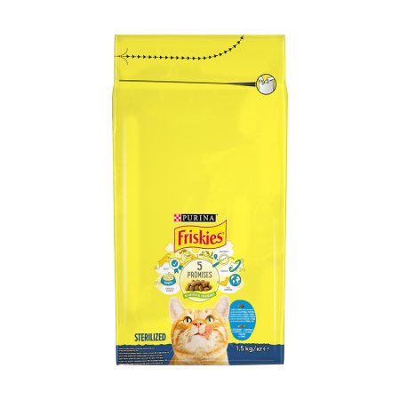 Friskies Sterile Cats losos se zeleninou 1,5 kg