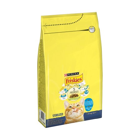 Friskies Sterile Cats losos se zeleninou 1,5 kg