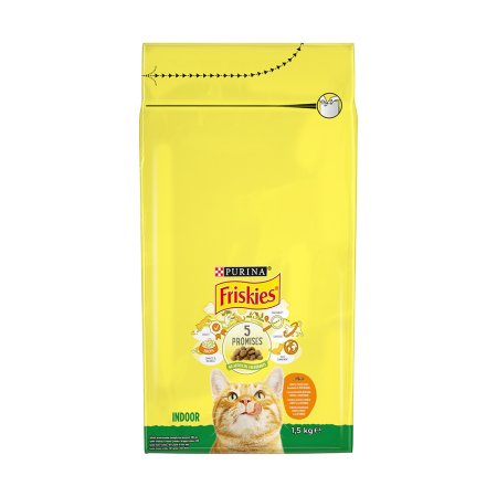 Friskies Indoor Cats kuře se zeleninou 1,5 kg