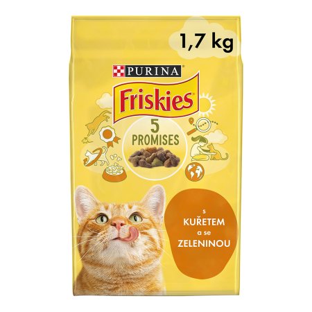Friskies s kuřetem a přidanou zeleninou 1,7 kg