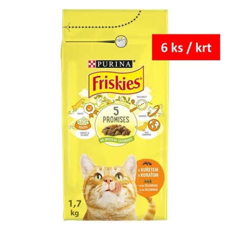 Friskies s kuřetem a přidanou zeleninou 1,7 kg