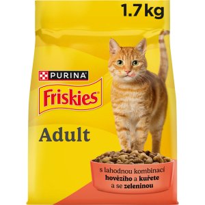 Friskies s hovězím, kuřetem a přidanou zeleninou 1,7 kg