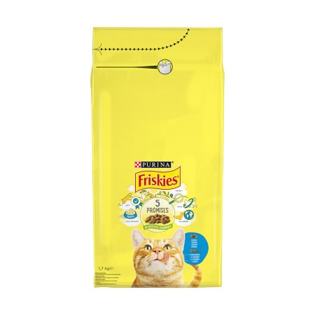 Friskies s lososem a přidanou zeleninou 1,7 kg