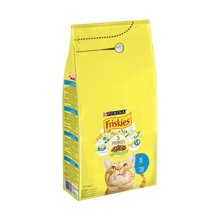 Friskies s lososem a přidanou zeleninou 1,7 kg