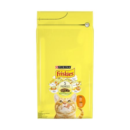 Friskies s kuřetem a přidanou zeleninou 4 kg