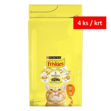 Friskies s kuřetem a přidanou zeleninou 4 kg