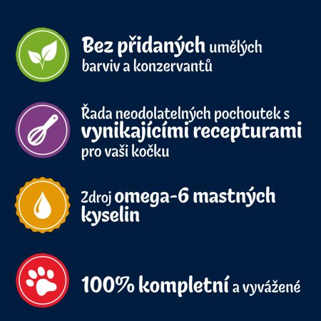 Felix Tasty Shreds Multipack s hovězím a kuřetem ve šťávě 4 x 80 g