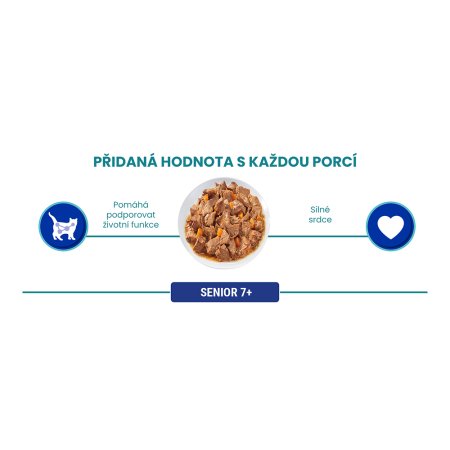 Purina One Multipack Senior minifiletky hovězí s mrkví 4 x 85 g