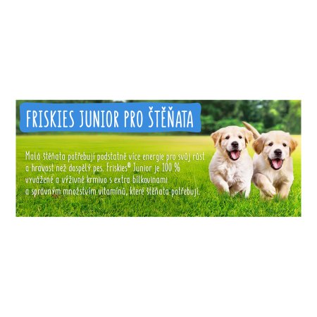 Friskies Junior s kuřetem mlékem a zeleninou 3 kg 