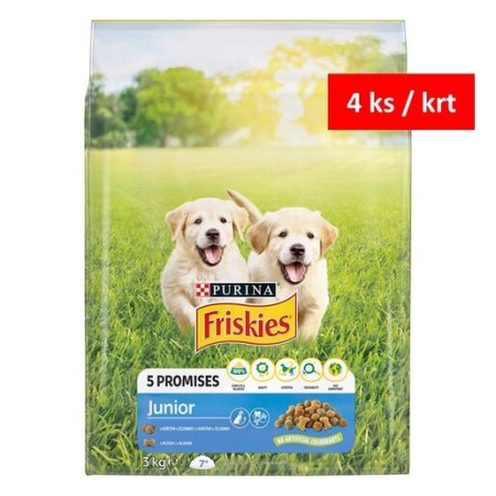 Friskies Junior s kuřetem mlékem a zeleninou 3 kg 