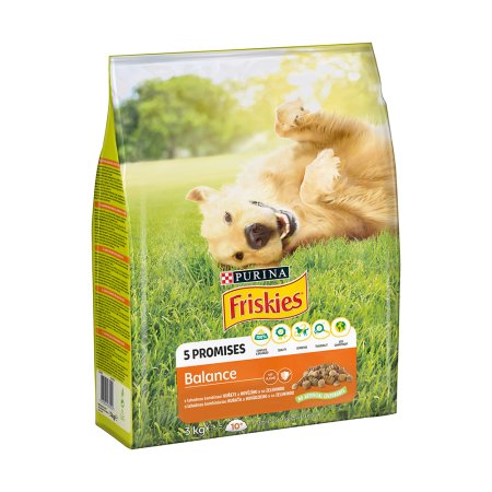 Friskies Balance s kuřetem a zeleninou 3 kg 
