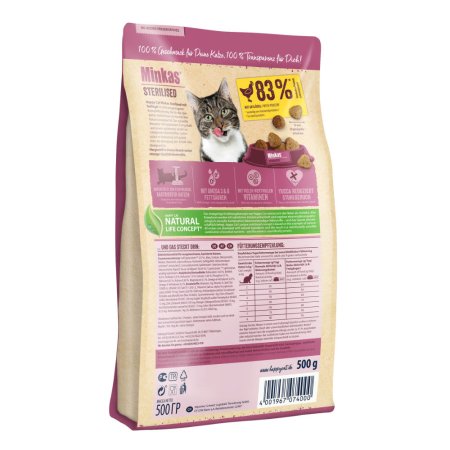 Happy Cat Minkas Sterilised Geflügel 10 kg