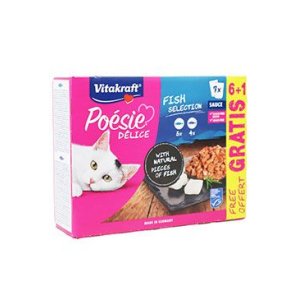 Vitakraft Cat Poésie DéliSauce Multipack rybí 6 x 85g
