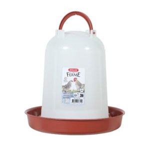 Žlab pitný pro drůbež 3l červená Zolux