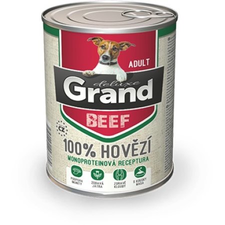 GRAND deluxe 100% Hovězí Junior 180 g