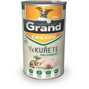 GRAND deluxe 100% Kuřecí s 1/2 kuřete Adult 1300 g