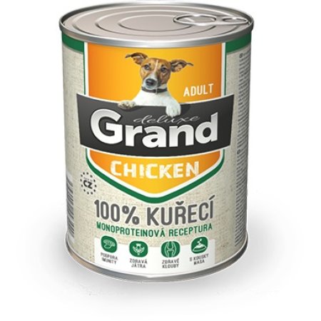 GRAND deluxe 100% Kuřecí Adult 400 g