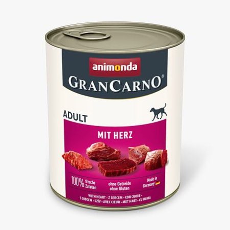 GRANCARNO Adult - se srdíčky 800 g