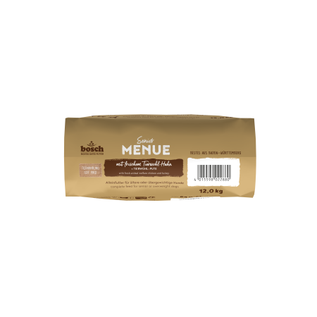 Bosch HPC MENUE Senior with animal welfare chicken + spelt & oats 12 kg