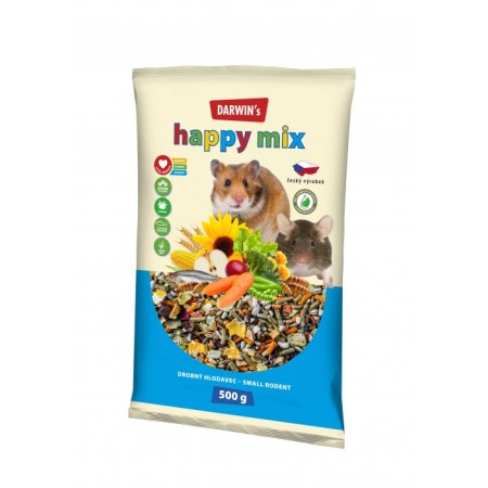 DARWINS drobný hlodavec happy mix 500 g