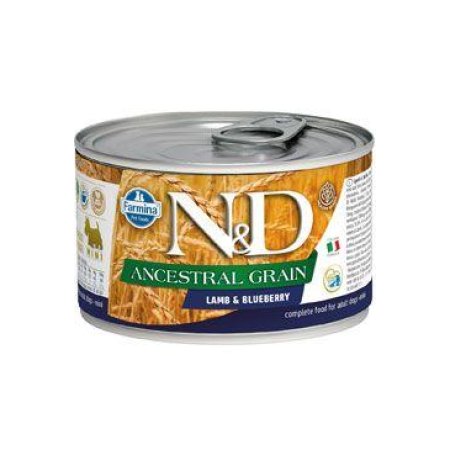 N&D DOG LOW GRAIN Adult Lamb & Blueberry Mini 140g (EXPIRACE 05/2024)