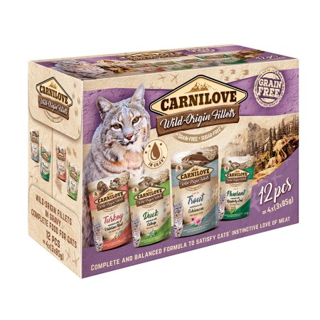 Carnilove cat pouch Multipack 12x85g