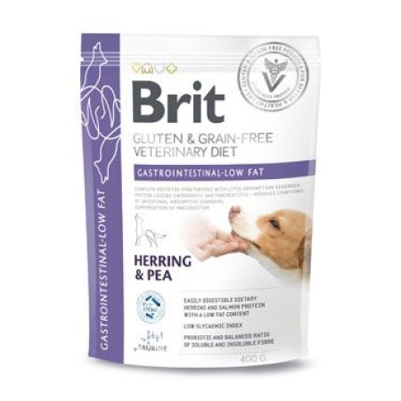 Brit VD Dog GF Gastrointestinal-Low fat 400g (EXPIRACE 05/2024)