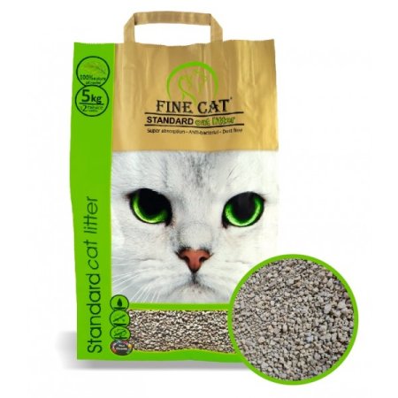 FINE CAT STANDARD cat litter hrudkující stelivo 5kg