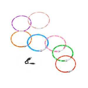 Visio Light svítící obojek 20-75cm Karlie modrý