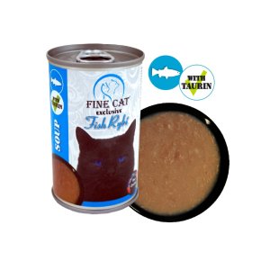 Fine Cat Exclusive Polévka pro kočky RYBÍ 158g