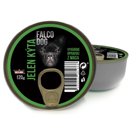 FALCO DOG masová konzerva jelení kýta 120g