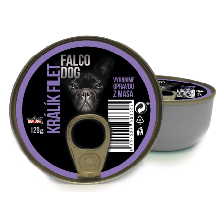 FALCO DOG králík filet 120g