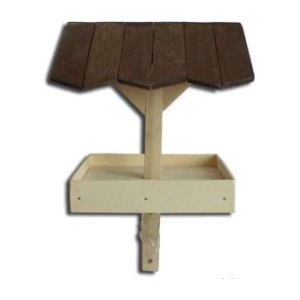 Dřevěné krmítko zápich