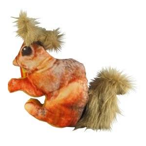 Veverka textil pískací 27x21cm