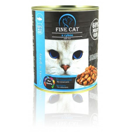 Fine Cat konzerva pro kočky s rybou 830g