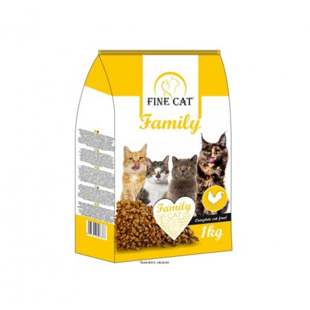 FINE CAT Family granule pro kočky s KUŘECÍM 1kg