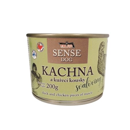 FALCO SENSE DOG kachna a kuře 200g