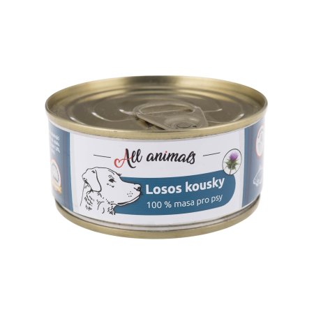 All Animals DOG losos kousky 90 g