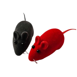 Myška semiš 6cm dóza 36ks